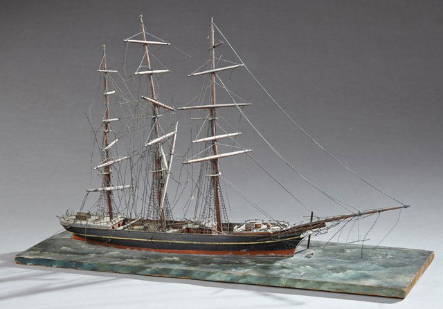 Nicely Detailed Model of a Clipper Ship, 20th c., (1 of 1)