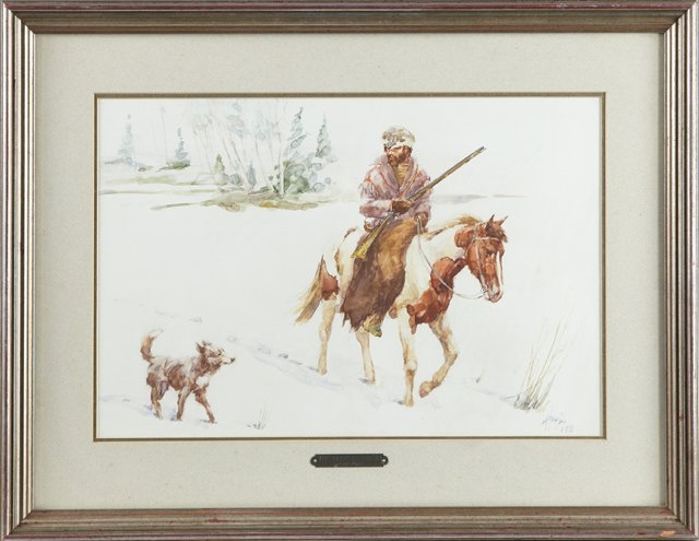 Frank Hagel (1933- ), "The Trapper's Friend," 1991, (1 of 1)
