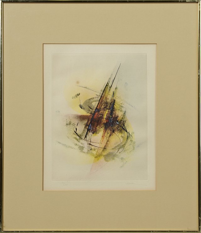 Leonardo Nierman (1932- ), "Arabesque V," 20th c., (1 of 1)