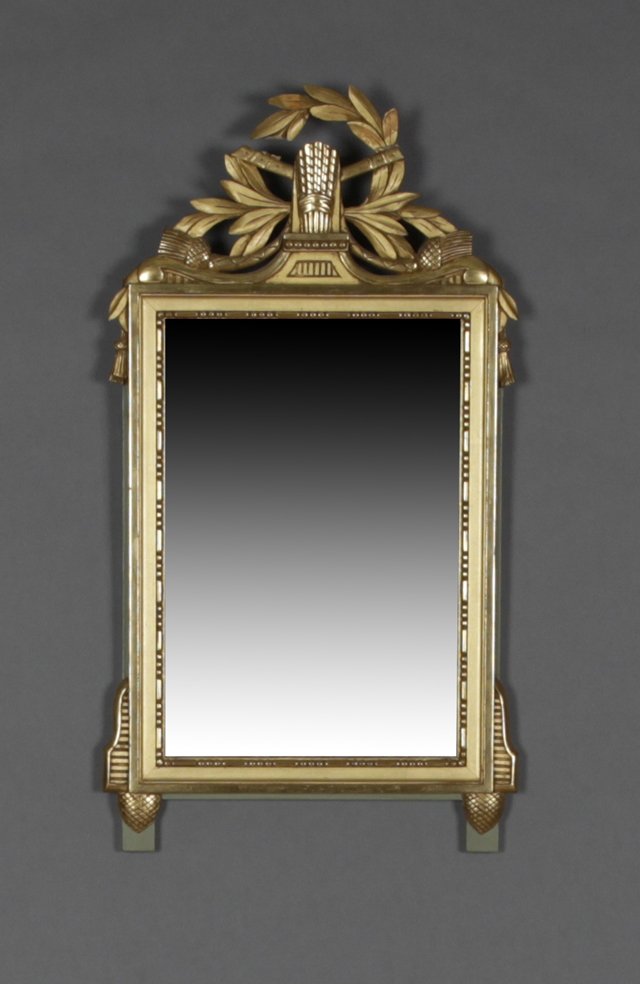 French Louis XVI Style Giltwood Mirror, 20th c., the (1 of 1)