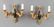 Pair of French Empire Style Patinated and Gilt Brass