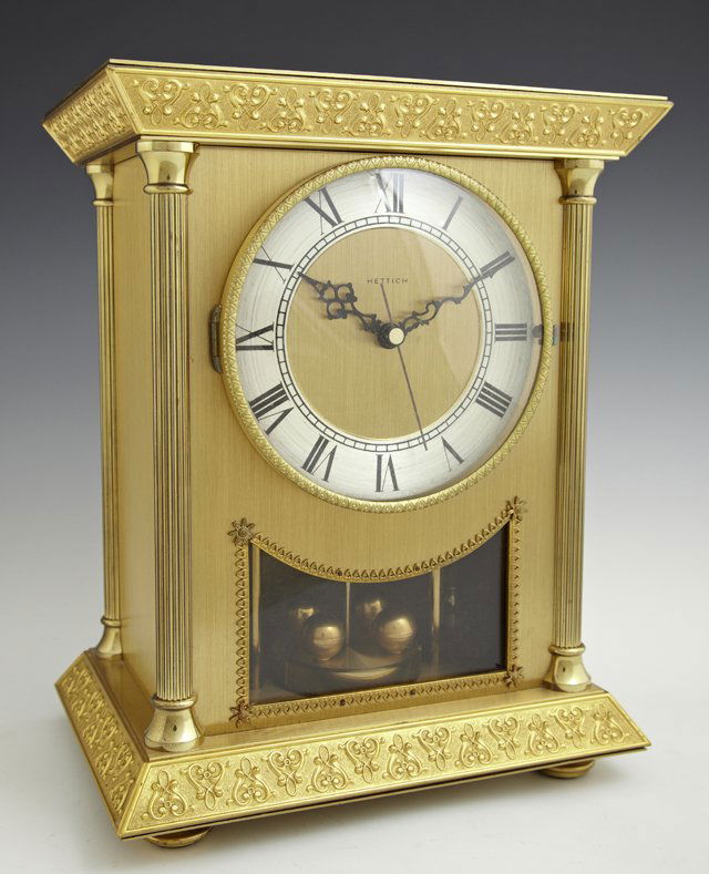 Brass Anniversary Style Mantel Clock, 20th c., by (1 of 1)