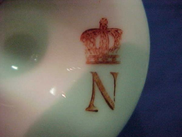 Beautiful hand painted cup & saucer porcelain. - 2