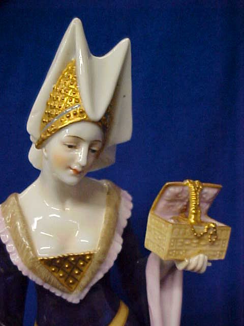 Volkstedt Early Classical German porcelain figurin - 2