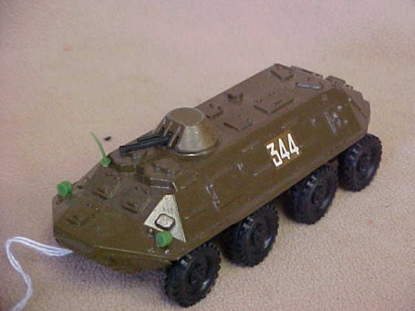 Russian Military tank : Russian Military tank firing w/cap & original box. Good condition, minor wear from age & usage.