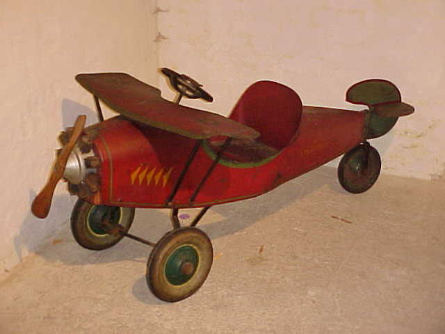 airplane pedal car