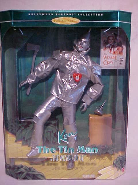1995 "Tin Man" Hollywood legends Ken doll: 1995 "Tin Man" Hollywood legends Ken doll. Wizard of Oz. Still in original box. Measures 11 1/2" tall
