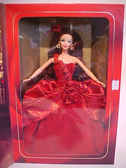 1996 Radiant Rose Barbie by Mattel: 1996 Radiant Rose Barbie by Mattel. Second in a series. Still in original box. Measures 11 1/2" tall
