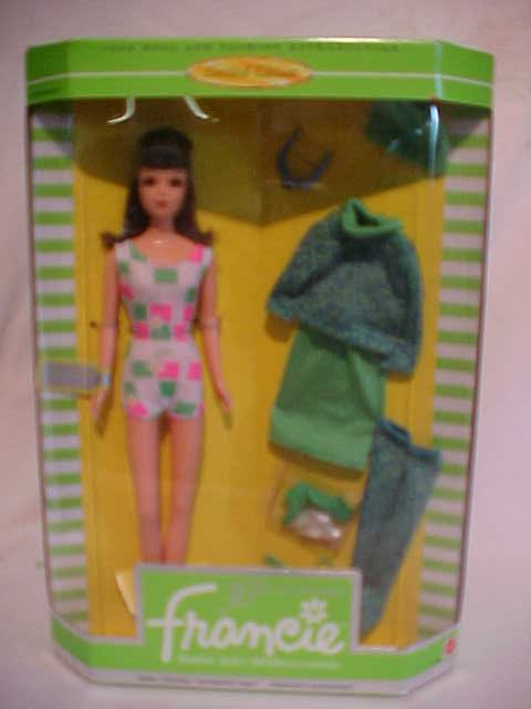 1996 30th Anniversary Francie Barbie doll: 1996 30th Anniversary Francie Barbie doll. Barbie's modern cousin. Still in original box. Measures 11 1/2" tall