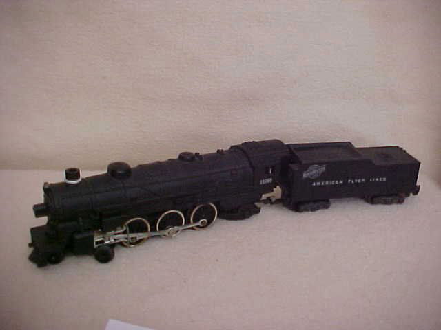 AC Gilbert Co. American Flyer electric locomotive: AC Gilbert Co. American Flyer electric locomotive. Chicago Northwestern. Measures 16 3/4" x 2"