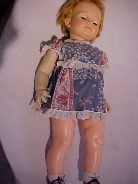 29" tall Plastic Ideal doll: 29" tall Plastic Ideal doll