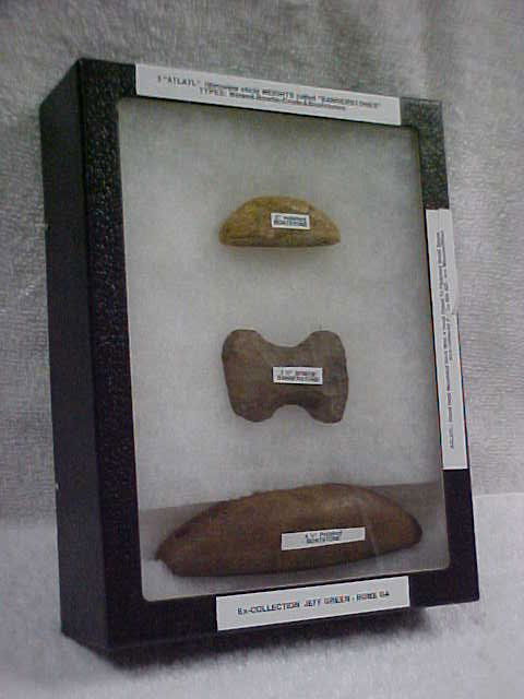 Polished 4 1/2" & 2" boatstones and 2 1/4" bowtie: Polished 4 1/2" & 2" boatstones and 2 1/4" bowtie banner stone