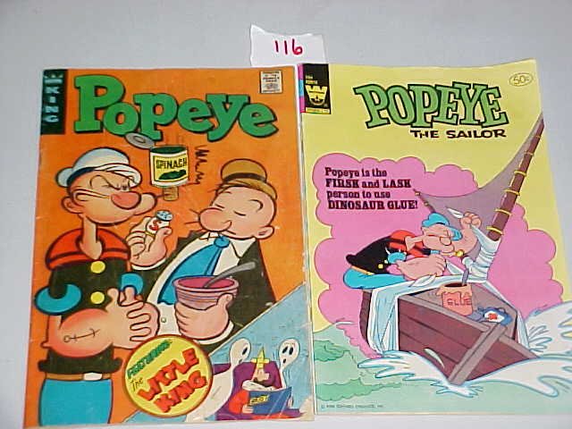Lot of 13 Various comics, Popeye, Mad, Cliff Hange: Lot of 13 Various comics, Popeye, Mad, Cliff Hanger etc. Popeye #107 & 164, Mad 3,2 & 3, Cliff Hanger 1,1A, 2, 2A, Trouble shooter 1, & Vampirella 61 & 71.