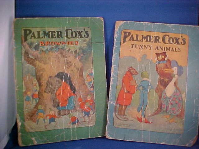 Palmer Coxs Brownies & Funny Animals.: Palmer Coxs Brownies & Funny Animals both books has lots of wear & fading.