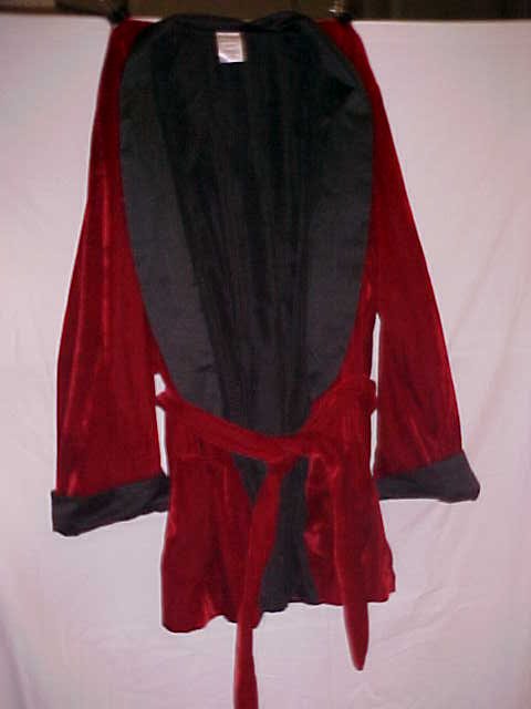 StandardPlayboy smoking robe costume: Standard Playboy smoking robe costume