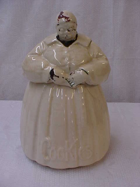 McCoy cookie jar: McCoy cookie jar. Measures 11\" tall