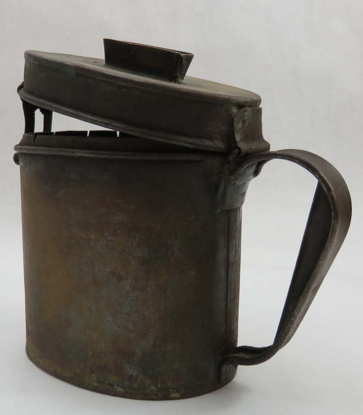 A Antique Metal Charity box (1 of 2)