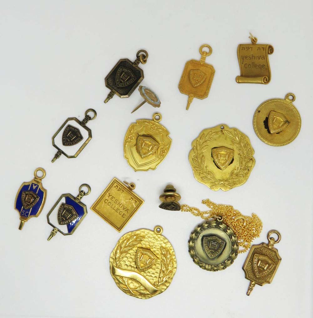 A Collection of Yeshiva University Metal Pins (1 of 1)