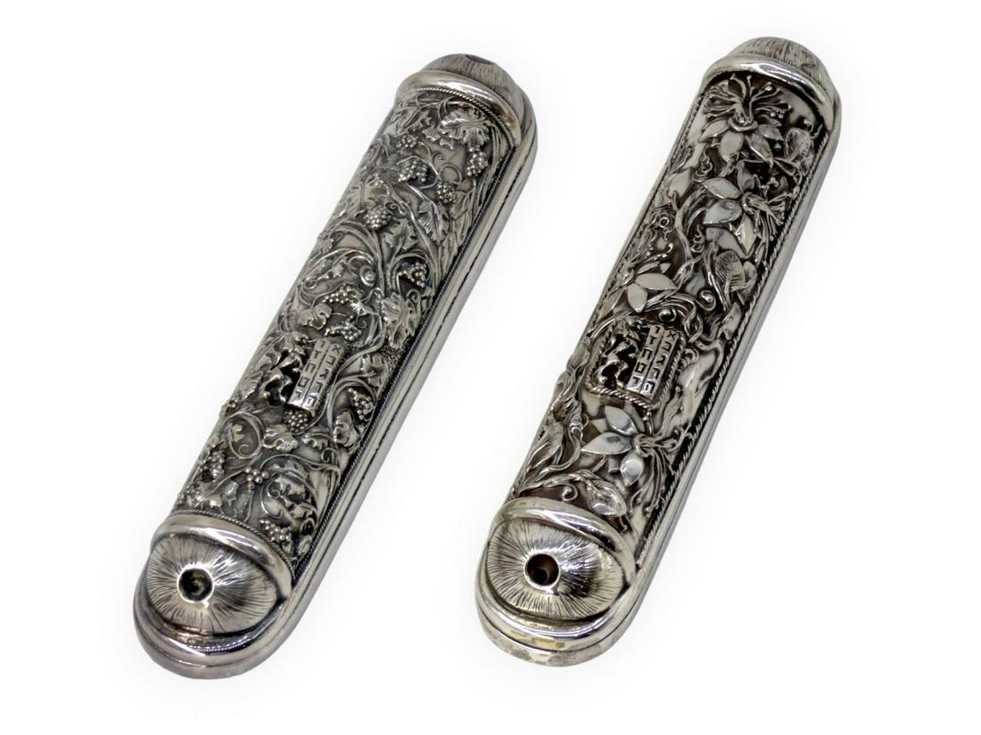 Two Silver Mezuzahs, Henryk Winograd, New York 1992 1994 (1 of 4)