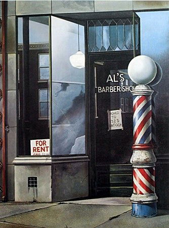 Lithograph "For Rent" After David Mann (193A): Lithograph "For Rent" After David Mann; , pencil signed, size approx. 29 x 22 1/2 in. David "Dave" Mann (September 10, 1940 – September 11, 2004) was a California graphic artist whose paintings ce