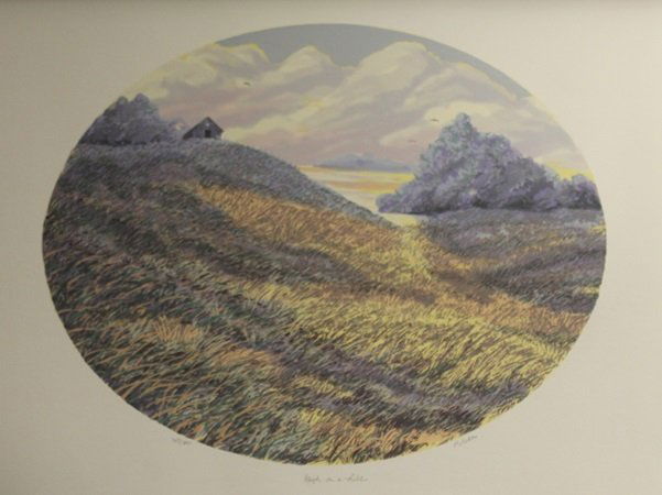 Lithograph "High on a Hill" After Blake (61L): Lithograph "High on a Hill" After Blake, , Signed, Size Approx. 20 x 26 In. William Blake, poet, engraver, painter, and mystic, was born and lived almost his entire life in London (1757-1827) . He was