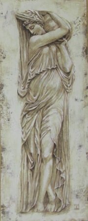 Fine Art Print "Summer Goddess" After Tina Chaden: Fine Art Print "Summer Goddess" After Tina Chaden, Signed, Size Approx. 8 x 20 In.