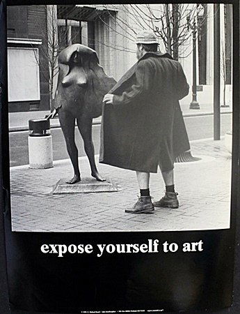 Fine Art Print "Expose yourself to Art" by Michael: Fine Art Print "Expose yourself to Art" by Michael Beard, Size Approx. 24 x 18 In.
