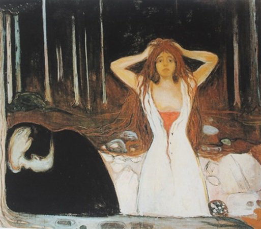 Edvard Munch Lithograph: Lithograph, Hand Signed in the manner of Edvard Munch, Size Approx. 11" x 14" in.