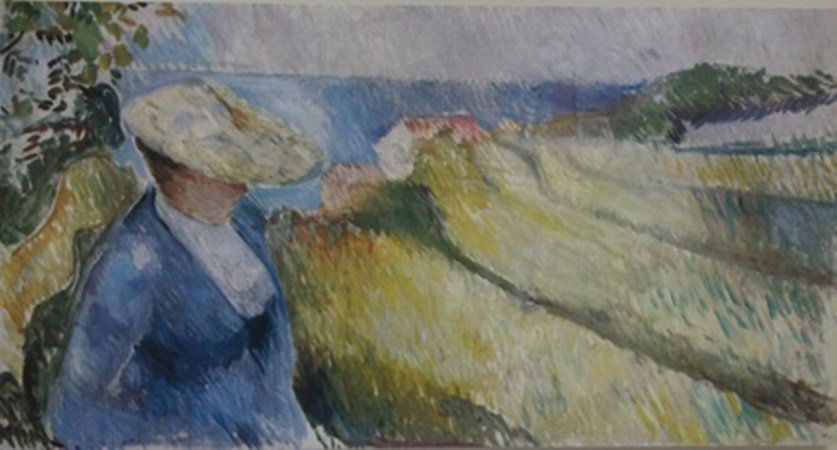 Print "In The Open Air" after Edvard Munch: Print, Approx. 11" x 9" In.