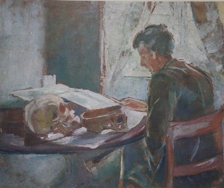 Print after Edvard Munch: Print, Approx. 11" x 9" In.