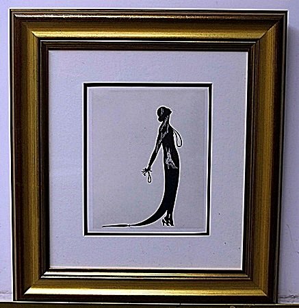 LithographyBy Erte (N162EN): Lithograph By Erte Approx 20x17 in.