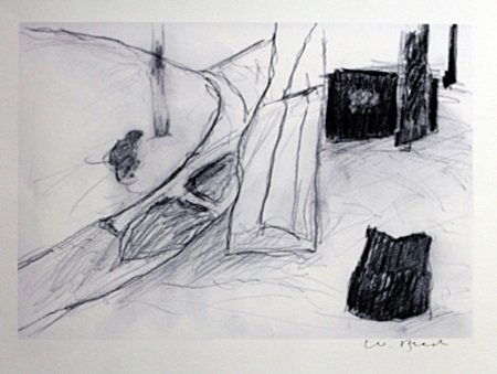 Lithograph After William Brice (44E): Lithograph After William Brice, signed, size approx. 11 x 14 in.