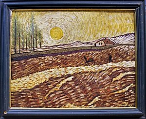 Oil Painting on Canvas - Vincent Van Gogh: Framed, Oil Painting on Canvas, Hand Signed by the artist, Size Approx.