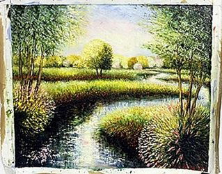 Oil Painting on Canvas by Andre Derain: Framed, Oil Painting on Canvas, Hand Signed by the artist, Size Approx.