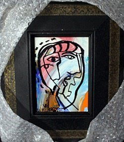 Oil Painting on Canvas - Andre Derain: Framed, Oil Painting on Canvas, Hand Signed by the artist, Size Approx. 24" x 28" in.