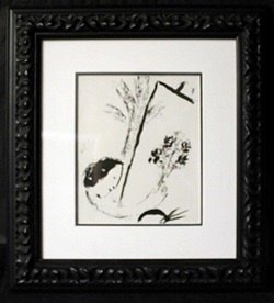 Lithograph out of the book, "Bouquet with Hand" by Marc: Lithograph out of the book, "Bouquet with Hand" by Marc Chagall, Size Approx. 18 x 16 1/2 In.