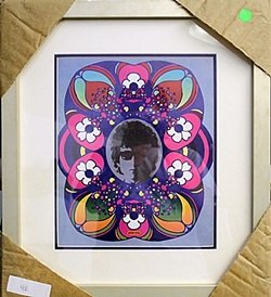 Lithograph by Peter Max: Lithograph by Peter Max, Size Approx. 18 x 16 In.