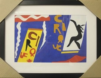 Lithograph After Henri Matisse: Lithograph After Henri Matisse; size approx. 14 x 18 in.