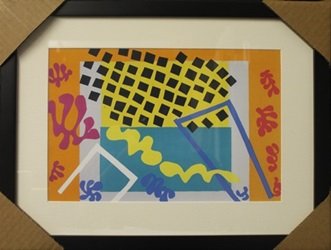 Lithograph After Henri Matisse: Lithograph After Henri Matisse; size approx. 14 x 18 in.