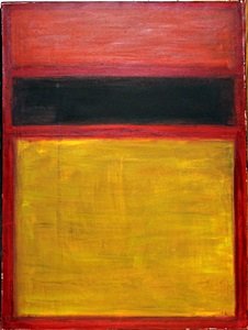 No 11 - Oil Painting on Canvas - Mark Rothko 59': Oil Painting on Canvas, Unsigned, Artist: Mark Rothko, Size Approx: 32 x 24 Inches, Collection: Private, Provenance: Unknown,