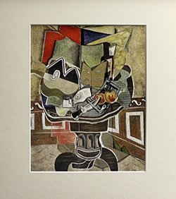 Lithograph - Georges Braque: Lithograph After Georges Braque ; signed, size approx. 15 x 13 in.