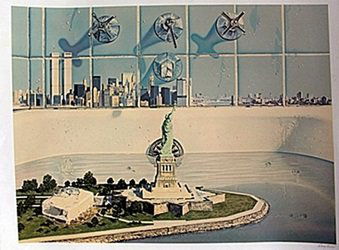 "Liberty Renewed" after Doug Webb.: Lithograph, Approx. 30x37" In.