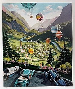 Serigraph after Michael Young: Serigraph, Hand Signed, Numbered, Approx. 33 1/2x28" In.