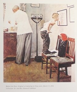 Print Before the Shot - Norman Rockwell: Print Before the Shot After Norman Rockwell; plate signed, size approx. 17 x 11 in. Norman Percevel Rockwell AKA: Norman Rockwell (02/03/1978 - 11/08/1978) Was born in Brooklyn, New York. Occupation I
