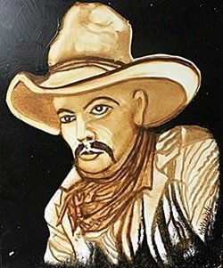 "Wrangler" Original Oil Painting by William Verdult: Original, Oil Painting on Masonite Panel, Hand Signed by the artist, Size Approx. 24" x 20" in.