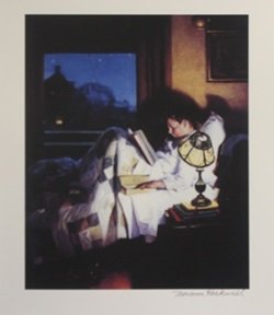 Lithograph - Carackers in Bed - Norman Rockwell: Lithograph After Norman Rockwell; pencil signed, size approx. 14 x 11 in. Norman Percevel Rockwell AKA: Norman Rockwell (02/03/1978 - 11/08/1978) Was born in Brooklyn, New York. Occupation Illustrator