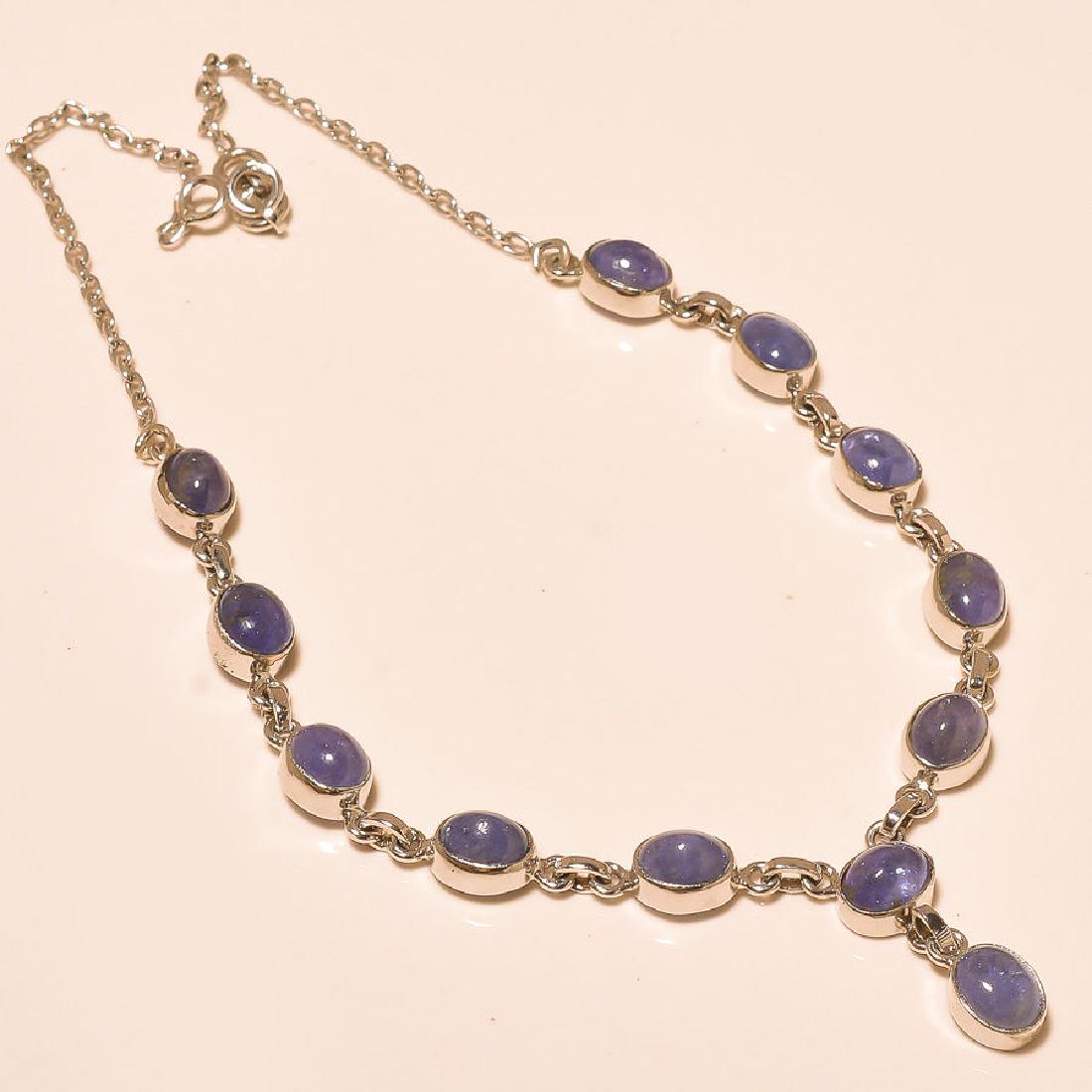 Natural Tanzanite Gemstone 92.5 Sterling Silver (1 of 1)