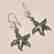 VINTAGE SILVER PLATED ANTIQUE DESIGNER HANDMADE EARRING