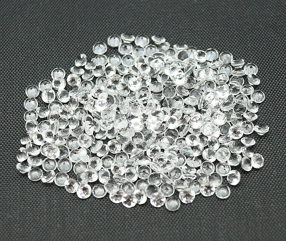Natural White Topaz Round Cut 4 mm Loose Gemstone 100 (1 of 2)