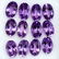 Natural Purple Amethyst 6x4 MM Oval Cut Loose Gemstone